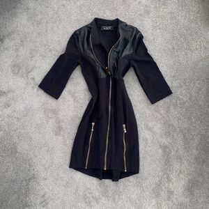 Philipp Plein Black Straight Cut Jacket